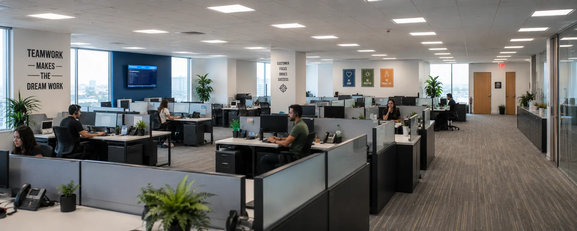 ConnectPro team working together
